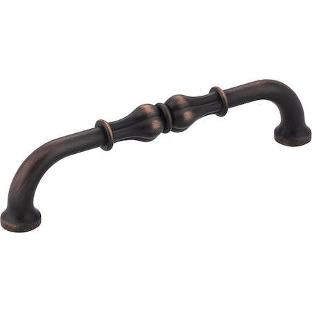 Jeffrey Alexander 128 mm Center-to-Center Brushed Oil Rubbed Bronze Bella Cabinet Pull 818-128DBAC